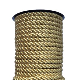 Sznur ozdobny złoty, 7mm, 20m