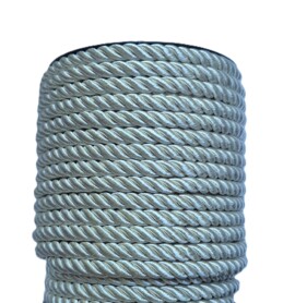 Sznur ozdobny beżowy metalizowany, 7mm, 20m