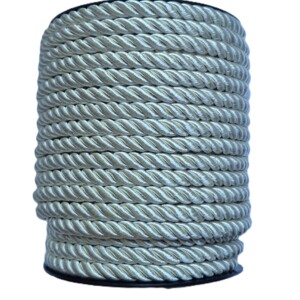 Sznur ozdobny beżowy metalizowany, 7mm, 20m