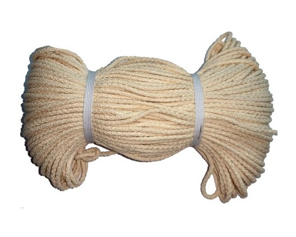 Sznurek bawełniany (knot) 2,5mm 50m kolor naturalny