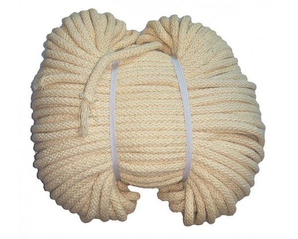 Sznurek bawełniany (knot) 5mm 50m kolor naturalny