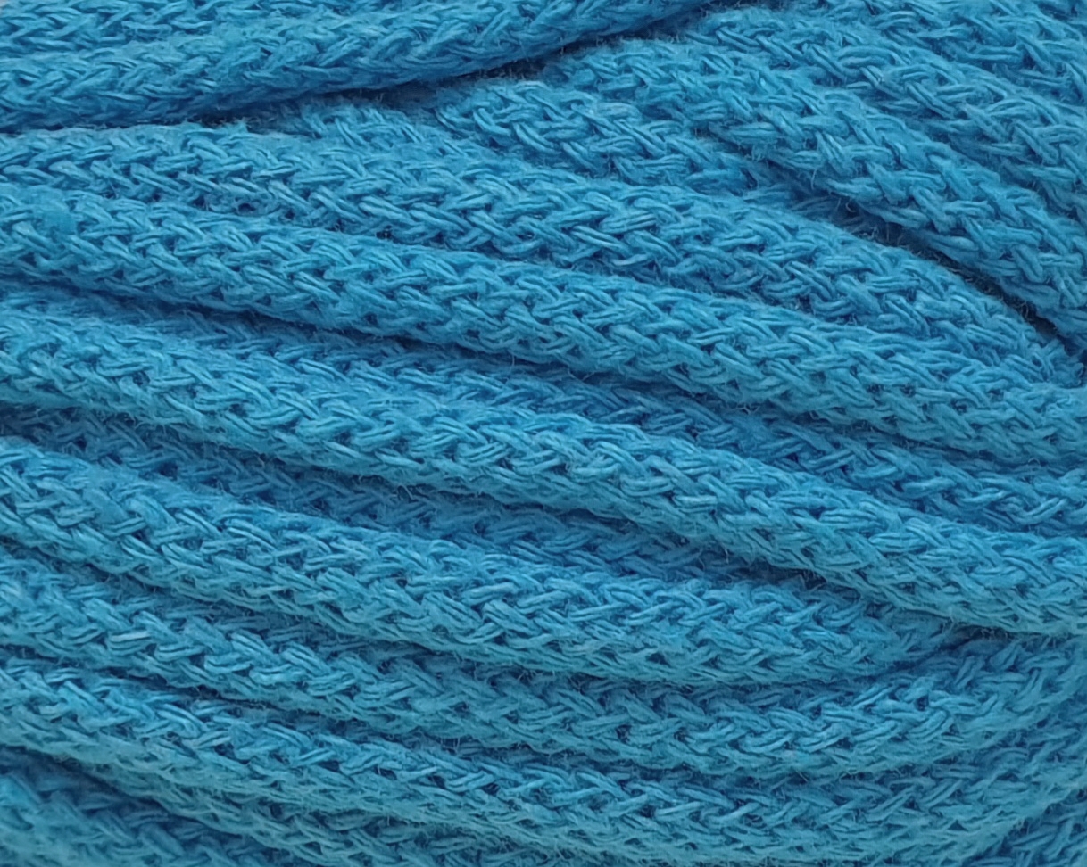 Sznurek bawełniany z rdzeniem 5mm kolor 214-morski