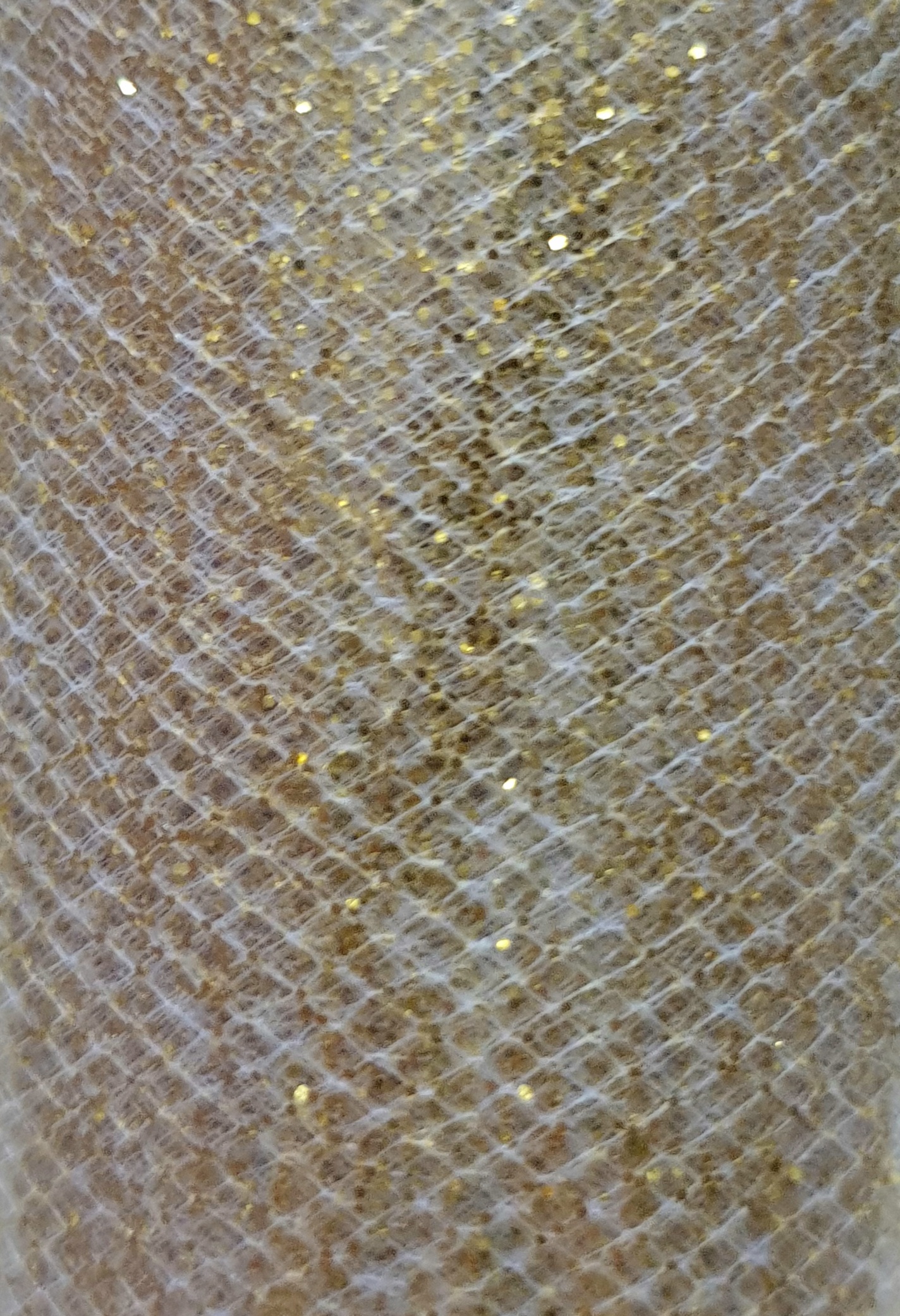Tiul glittery 15cmx9m - złoty