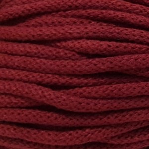 Sznurek bawełniany z rdzeniem 5mm  kolor 177-bordowy