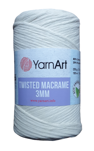 Sznurek YarnArt Twisted Macrame 3 mm, kol. 752