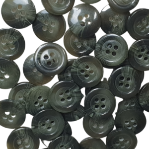 Guziki ozdobne ciemna zieleń