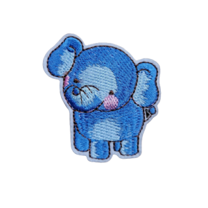 Aplikacja haftowana do przyprasowania Słonik