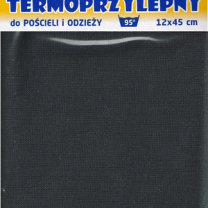 Materiał termoprzylepny- czarny