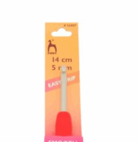 Szydełko teflonowe z ergonomiczną rączką Pony Easy Grip 5 mm