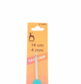 Szydełko teflonowe z ergonomiczną rączką Pony Easy Grip 4 mm.