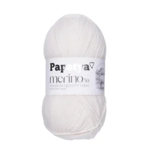 Włóczka Papatya Merino 50; kol. 1000