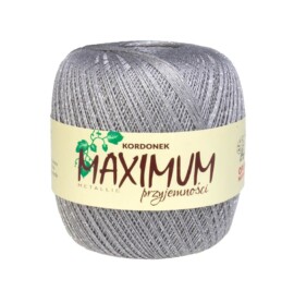 Kordonek Maximum Metalic 1815 popielato- srebrny