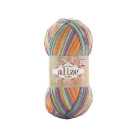 Włóczka Alize Bella Batik 8098/ 100% bawełna