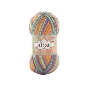 Włóczka Alize Bella Batik 8098/ 100% bawełna