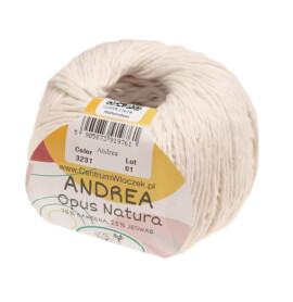 Włóczka Opus Natura Andrea 3231/ 75% bawełna 25% jedwab