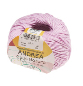 Włóczka Opus Natura Andrea 3067/ 75% bawełna 25% jedwab
