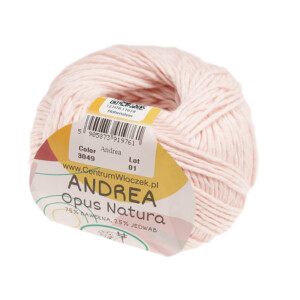 Włóczka Opus Natura Andrea 3049/ 75% bawełna 25% jedwab
