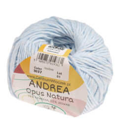 Włóczka Opus Natura Andrea 3037/ 75% bawełna 25% jedwab
