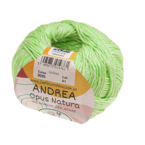 Włóczka Opus Natura Andrea 3025/ 75% bawełna 25% jedwab
