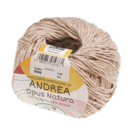 Włóczka Opus Natura Andrea 3006/ 75% bawełna 25% jedwab