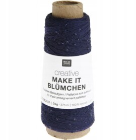 Nić z cekinami Rico Design Creative Make It Blümchen 015