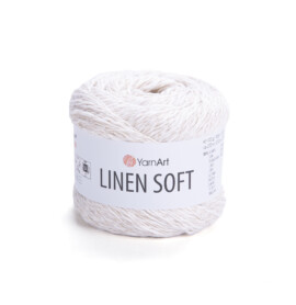 Włóczka YarnArt Linen Soft 7301/ bawełna/wiskoza/len