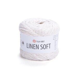 Włóczka YarnArt Linen Soft 7301/ bawełna/wiskoza/len