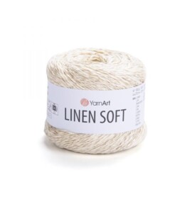Włóczka YarnArt  Linen Soft 7302/ bawełna/wiskoza/len
