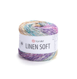 Włóczka YarnArt Linen Soft 7401/ bawełna/wiskoza/len