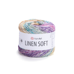 Włóczka YarnArt Linen Soft 7401/ bawełna/wiskoza/len