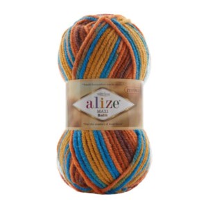Włóczka Alize Superlana Maxi Batik 8026
