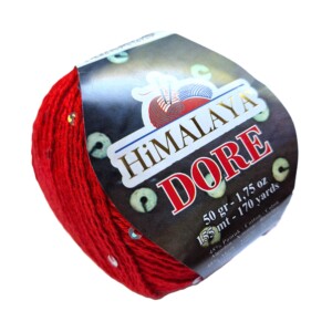 Włóczka Himalaya Dore 61408/ 45% bawełna, 45% akryl, 10% cekiny