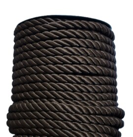 Sznur ozdobny brązowy, 7mm, 20m