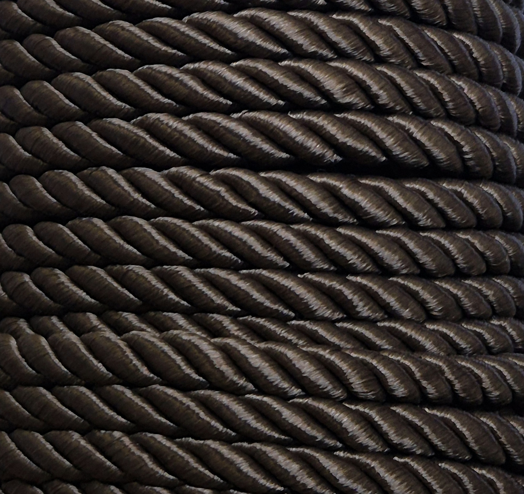 Sznur ozdobny brązowy, 7mm, 20m