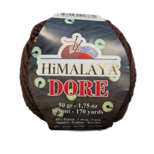 Włóczka Himalaya Dore 61420/ 45% bawełna, 45% akryl, 10% cekiny