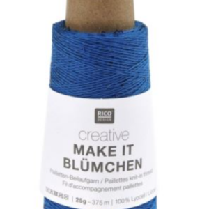 Włóczka nić z cekinami Rico Design Creative Make It Blümchen 020