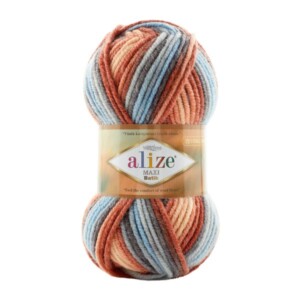 Włóczka Alize Superlana Maxi Batik 7922