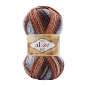 Włóczka Alize Superlana Maxi Batik 7942