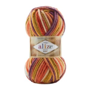 Włóczka Alize Superlana Maxi Batik 8027