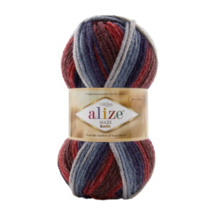 Włóczka Alize Superlana Maxi Batik 8130